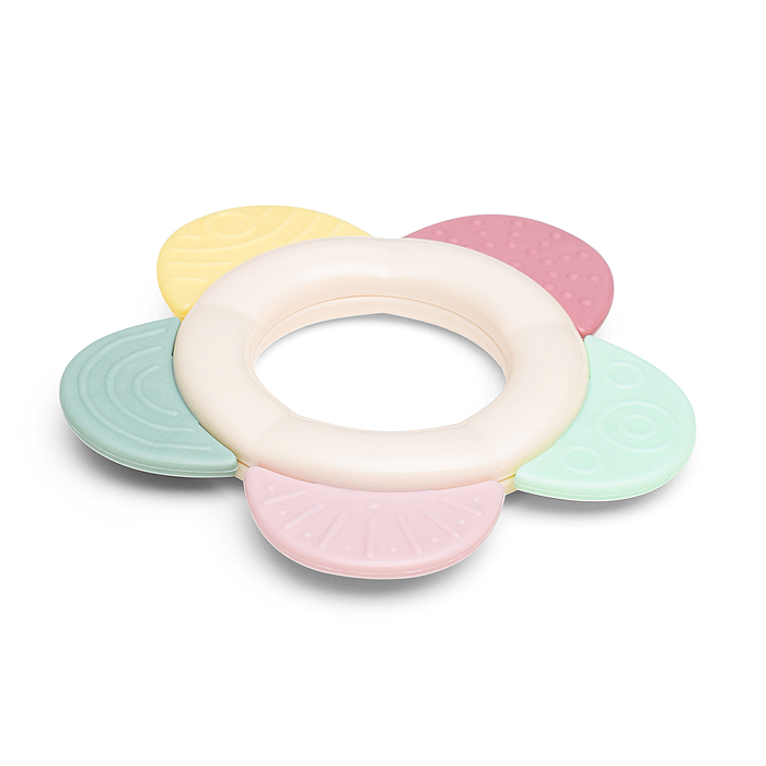 Фото к товару Погремушка-прорезыватель "Цветочек" (в пакете) Погремушка-прорезыватель "Цветочек" (в пакете)