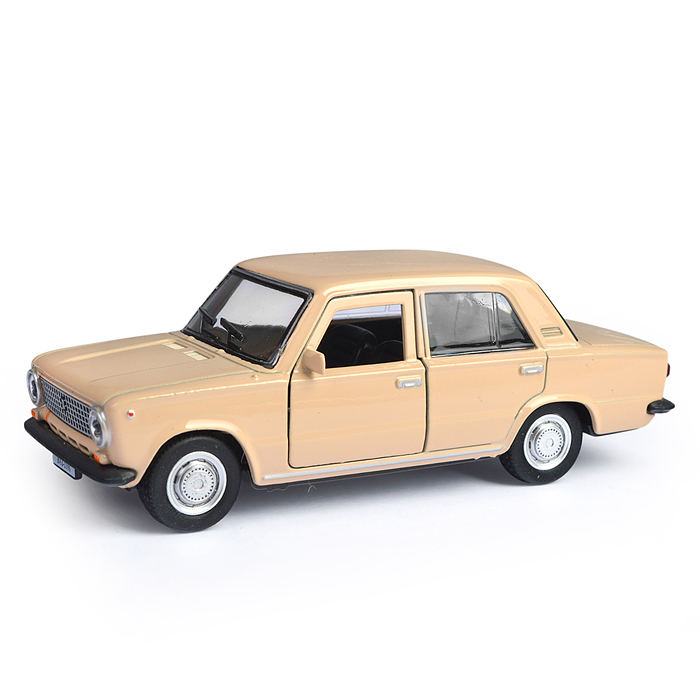 Фото к товару Машина металл ВАЗ-2101 12 см, (двери, багаж, бежевый) инерц, в коробке Машина металл ВАЗ-2101 12 см, (двери, багаж, бежевый) инерц, в коробке