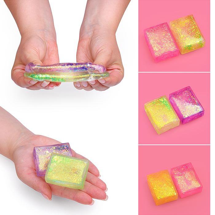 Игрушка -антистресс 00-6724 с блёстками