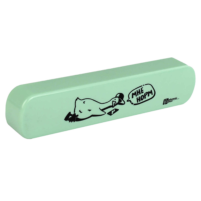 Пенал школьный "Утка" (без наполнения, 19,7х4,5х2,2 см, полипропилен)