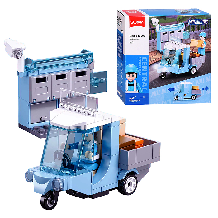 Конструктор 38-B1260D "Мегаполис" (105 дет.)