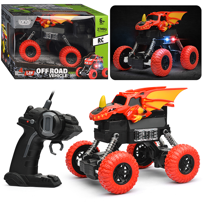 Машина QH2024-26 "Off road vehicle-3" р/у, 27 MHz, в коробке