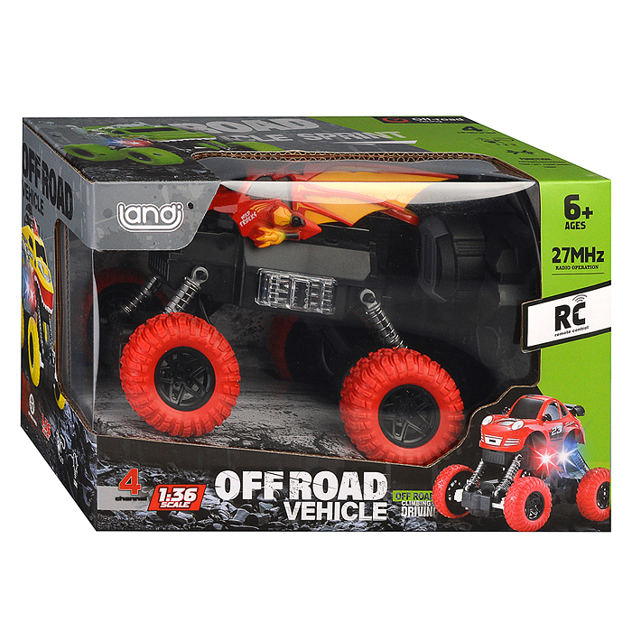 Фото к товару Машина QH2024-26 "Off road vehicle-3" р/у, 27 MHz, в коробке Машина QH2024-26 "Off road vehicle-3" р/у, 27 MHz, в коробке