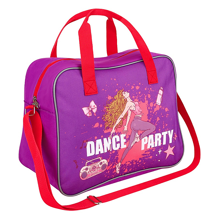 Сумка для спорта "DANCE PARTY" фиолетовый 38x29x20 см Сумка для спорта "DANCE PARTY" фиолетовый 38x29x20 см