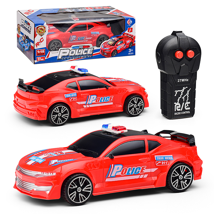 Фото к товару Машина 011-3 "Полиция" р/у 27 MHz, в коробке Машина 011-3 "Полиция" р/у 27 MHz, в коробке