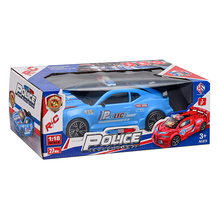 Фото к товару Машина 011-3 "Полиция" р/у 27 MHz, в коробке Машина 011-3 "Полиция" р/у 27 MHz, в коробке
