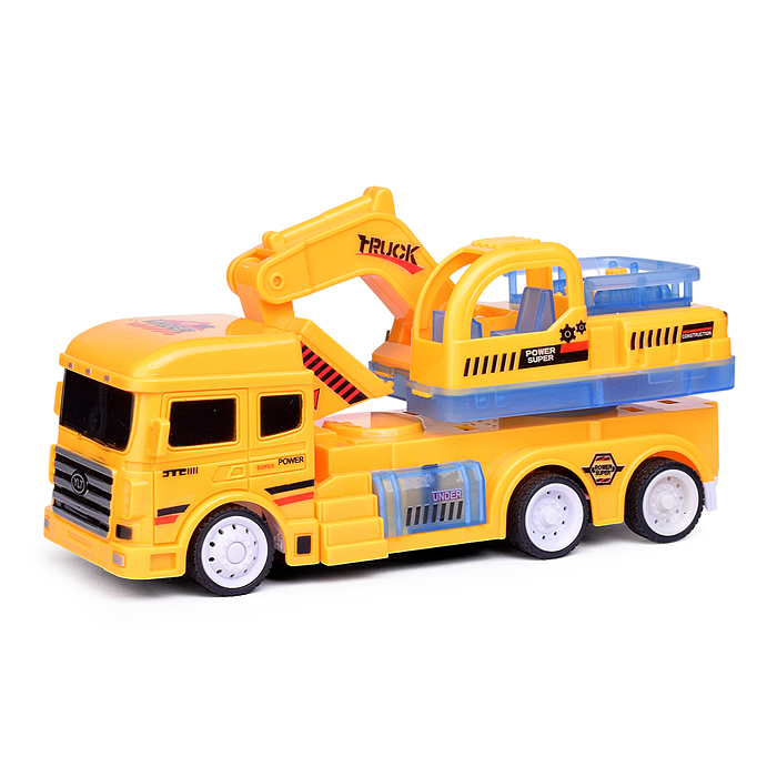 Фото к товару Машина SH091-445B "Манипулятор с ковшом" р/у, 27 MHz, в коробке Машина SH091-445B "Манипулятор с ковшом" р/у, 27 MHz, в коробке