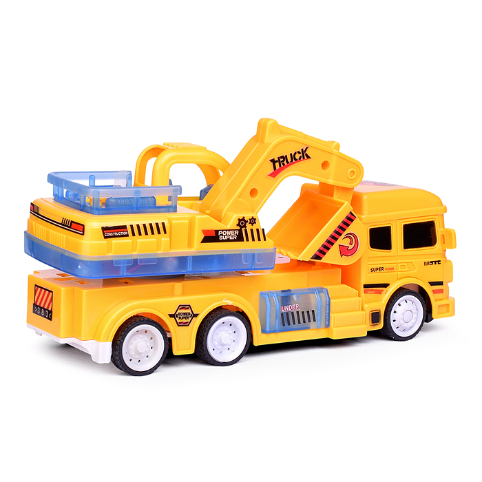 Фото к товару Машина SH091-445B "Манипулятор с ковшом" р/у, 27 MHz, в коробке Машина SH091-445B "Манипулятор с ковшом" р/у, 27 MHz, в коробке