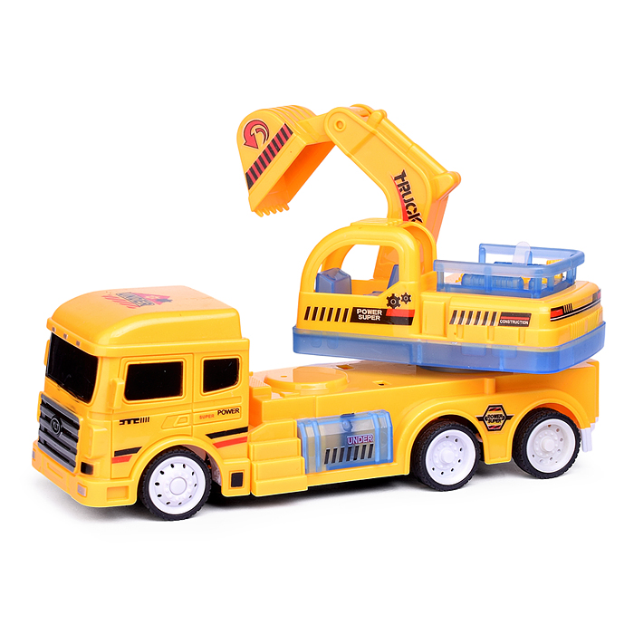 Фото к товару Машина SH091-445B "Манипулятор с ковшом" р/у, 27 MHz, в коробке Машина SH091-445B "Манипулятор с ковшом" р/у, 27 MHz, в коробке