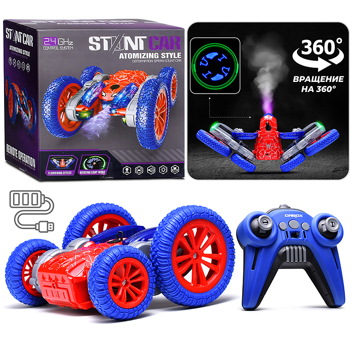 Машина DH666-83 "Stunt car" р/у, 27 MHz, в коробке Машина DH666-83 "Stunt car" р/у, 27 MHz, в коробке