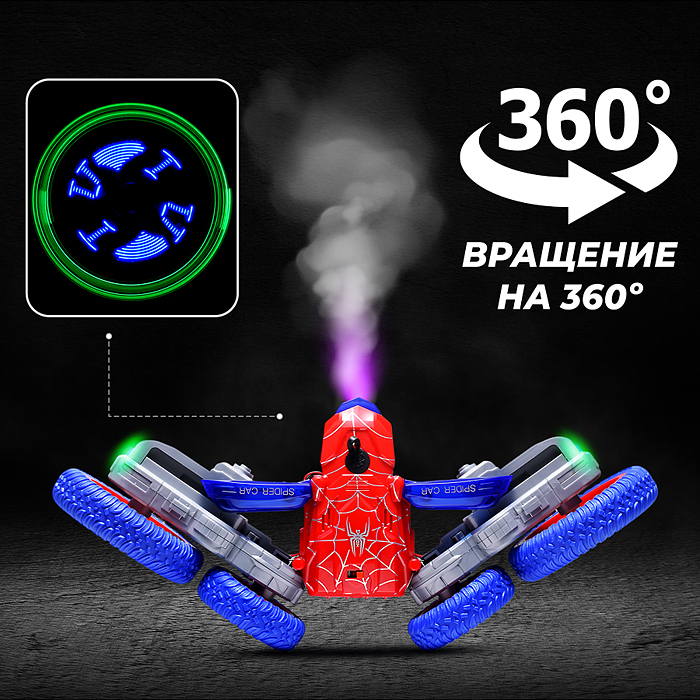 Фото к товару Машина DH666-83 "Stunt car" р/у, 27 MHz, в коробке Машина DH666-83 "Stunt car" р/у, 27 MHz, в коробке