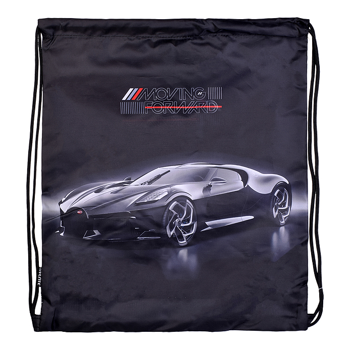 Сумка для сменной обуви "Luxury Car" 40x47 см, водоотталкивающая ткань, на веревочной завяз