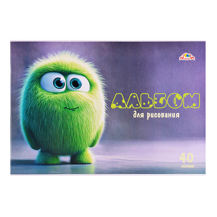 Альбом для рисования 40л. "Смешной пушистик" на скрепке Альбом для рисования 40л. "Смешной пушистик" на скрепке