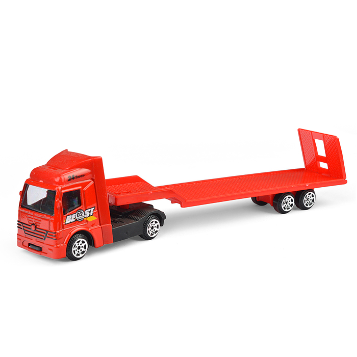 Фото к товару Модель металл Автоперевозчик 19,5 см и 7см, (своб. ход, подв. прицеп и пандус) Модель металл Автоперевозчик 19,5 см и 7см, (своб. ход, подв. прицеп и пандус)