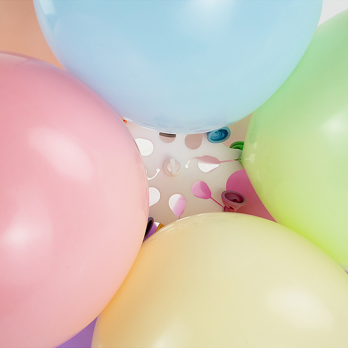 Фиксатор для шаров Цветок 3D, 10,5 см, с держателем, 30 см, Прозрачный, 1 шт.