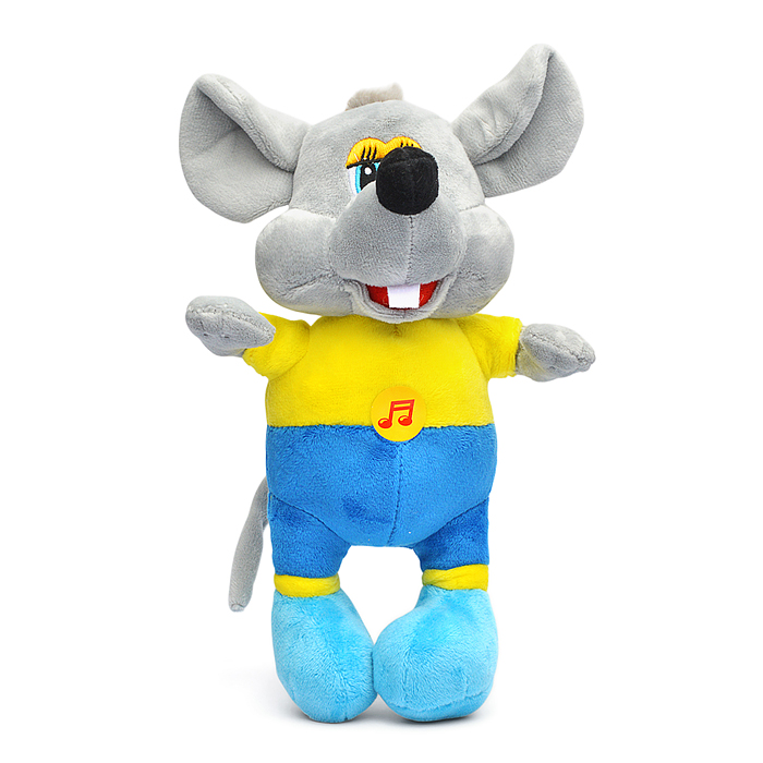 Мышь серая 20см., из мультфильма "Леопольд" озвуч. 