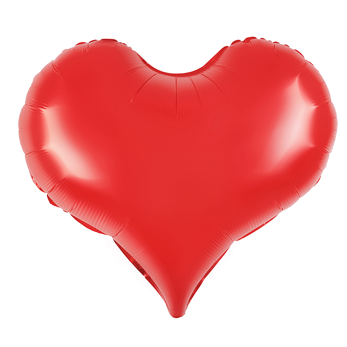 Шар (24''/61 см) Сердце, Люкс, Королевский красный, Сатин, 1 шт. в уп. Шар (24''/61 см) Сердце, Люкс, Королевский красный, Сатин, 1 шт. в уп.