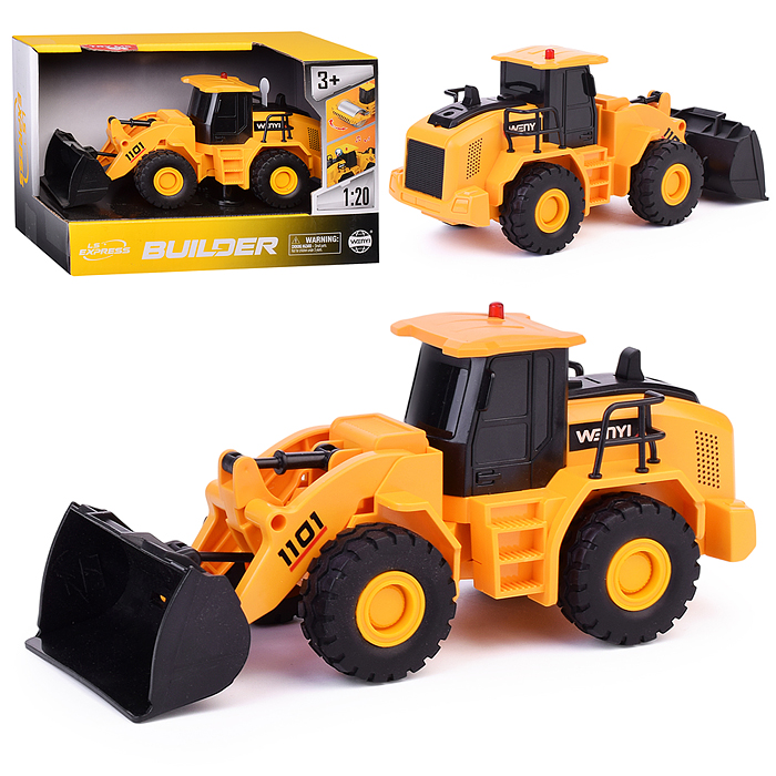 Машина WY1101A "Грейдер" 1:32 ( свет, звук) в коробке Машина WY1101A "Грейдер" 1:32 ( свет, звук) в коробке