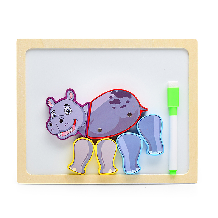 Фото к товару Пазлы D2083 "Животные" + доска для рисования Пазлы D2083 "Животные" + доска для рисования