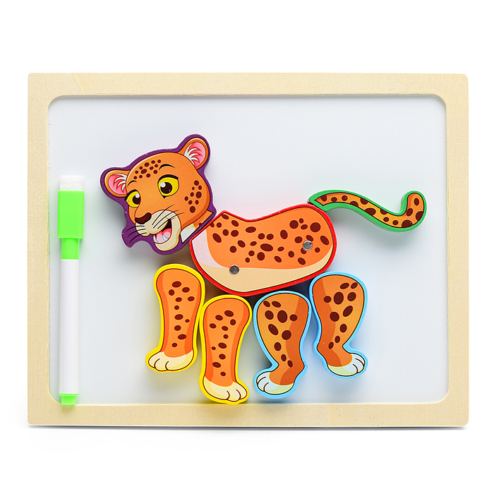 Фото к товару Пазлы D2083 "Животные" + доска для рисования Пазлы D2083 "Животные" + доска для рисования