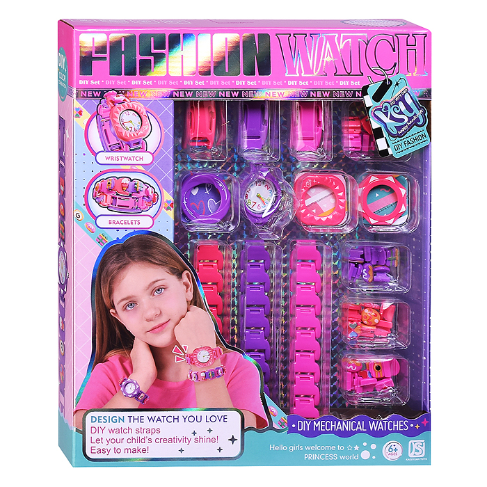 Набор создание украшений KSY960 "Стильные часы" в коробке