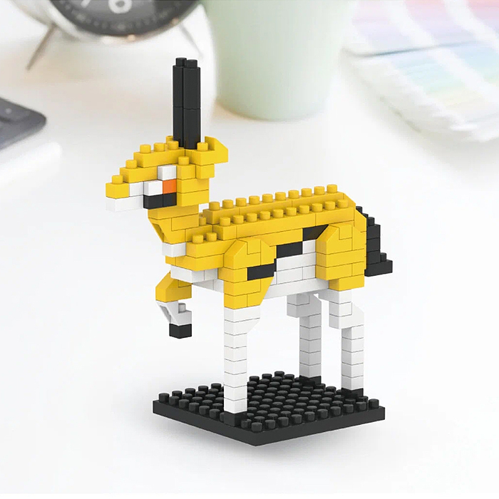 Конструктор 695A "Парнокопытные животные" в ассортименте, в коробке