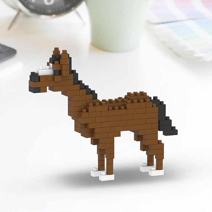 Конструктор 695A "Парнокопытные животные" в ассортименте, в коробке