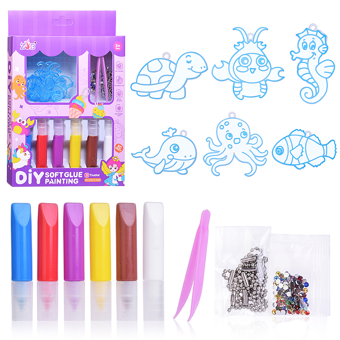 Набор творческая мастерская 552-9 "Жители океана" в коробке