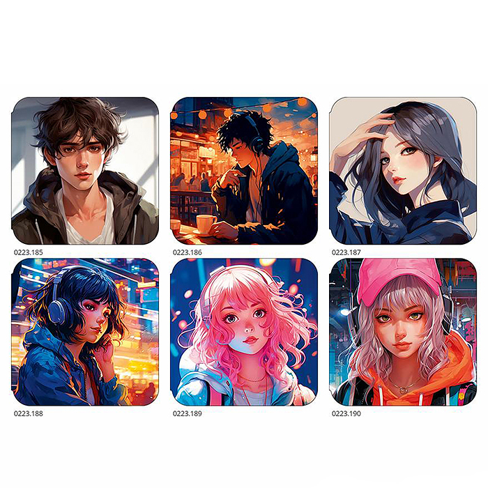 Набор открыток мини в дисплее 