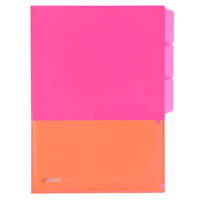 Папка-уголок c 3-мя отделениями и карманом "Monochrome" A4 (230x310 мм) полипропилен 180 мк Папка-уголок c 3-мя отделениями и карманом "Monochrome" A4 (230x310 мм) полипропилен 180 мк