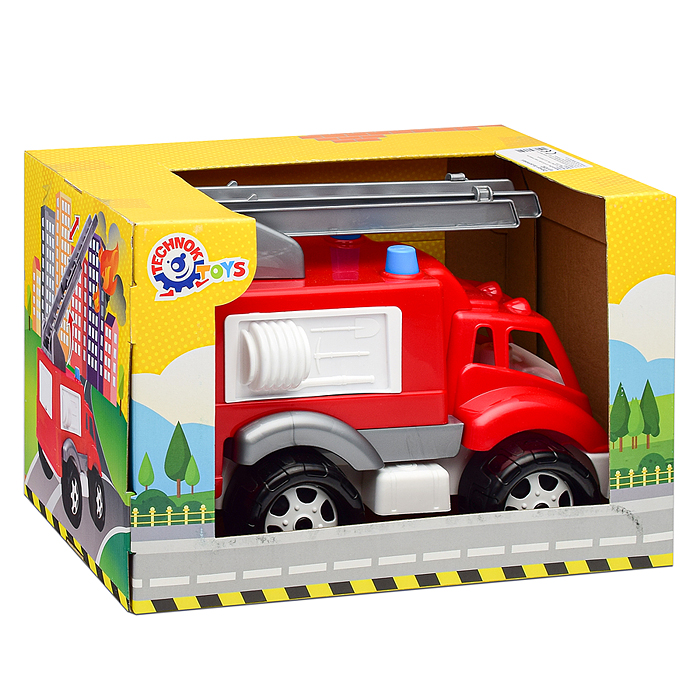 Машина "Пожарная" в подарочной упаковке