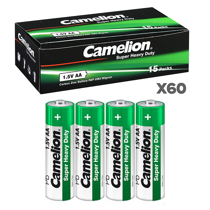 Батарейки солевые Camelion Super Heavy Duty R6P-SP4G R6 SR4 (60шт) Батарейки солевые Camelion Super Heavy Duty R6P-SP4G R6 SR4 (60шт)