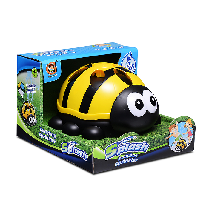 Фото к товару Игрушка - брызгалка YG10R "Божья коровка", для подключения к водному шлангу, в коробке Игрушка - брызгалка YG10R "Божья коровка", для подключения к водному шлангу, в коробке