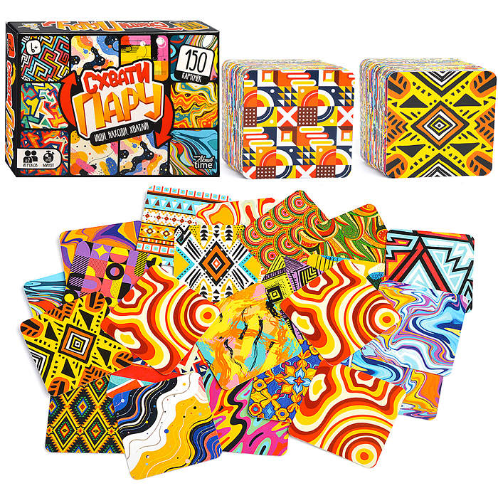 Игра настольная "Схвати пару. Ищи, находи, хватай"