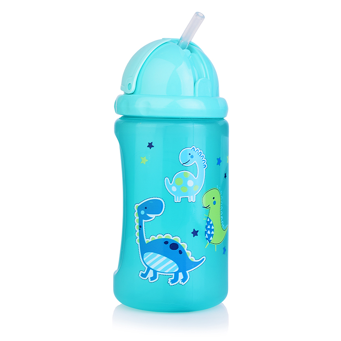 Фото к товару Поильник-непроливайка с силиконовой трубочкой, без ручек "Динозаврики" фиолетовый, 400 мл, 12+, Поильник-непроливайка с силиконовой трубочкой, без ручек "Динозаврики" фиолетовый, 400 мл, 12+,