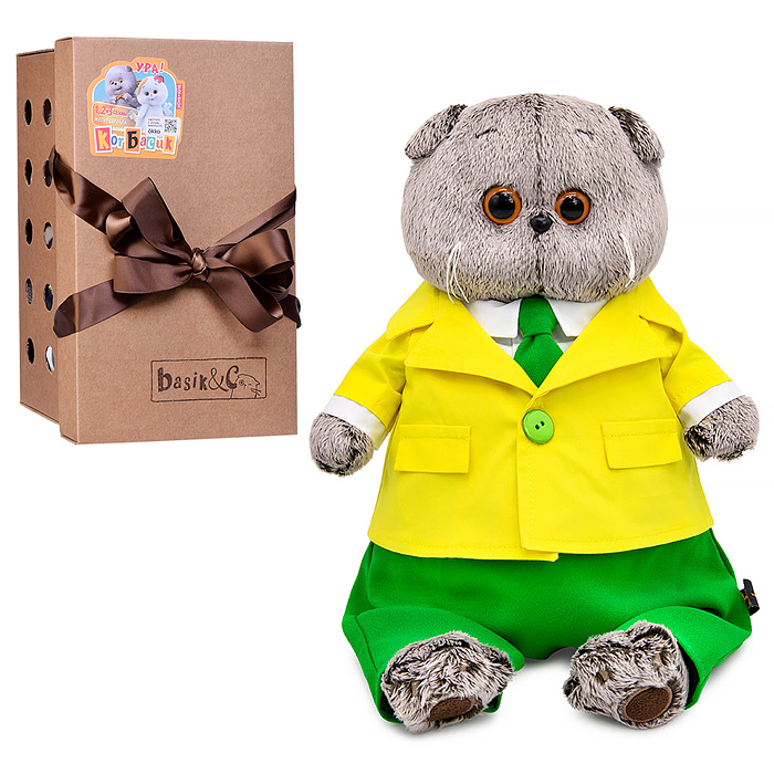 Кот Басик в ярком костюме