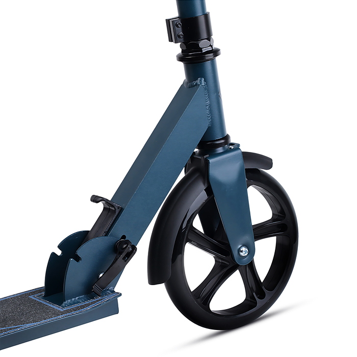 Фото к товару Самокат ROCKET, колеса PU 200 мм, ABEC 7, темно-синий Самокат ROCKET, колеса PU 200 мм, ABEC 7, темно-синий