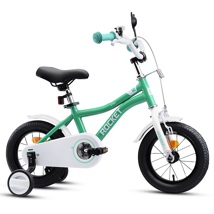 Фото к товару Велосипед 12" Rocket Kind, цвет мятный Велосипед 12" Rocket Kind, цвет мятный