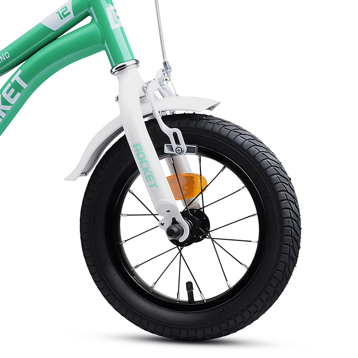 Фото к товару Велосипед 12" Rocket Kind, цвет мятный Велосипед 12" Rocket Kind, цвет мятный