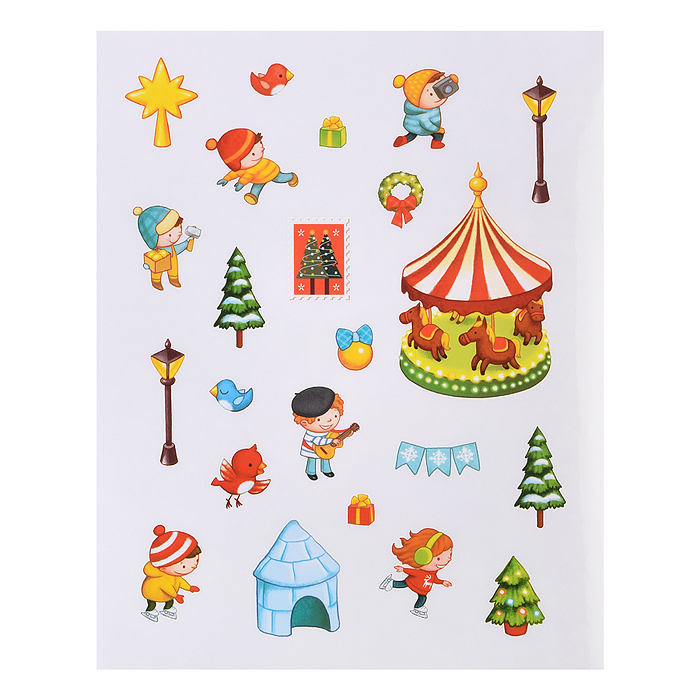 Фото к товару Новогодний плакат. Сказочный Новый год Новогодний плакат. Сказочный Новый год