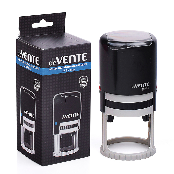 Оснастка автоматическая для круглых печатей d=45 мм, в картонной коробке