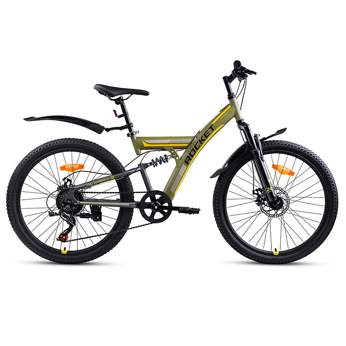 Велосипед 24" Rocket Azkar Pro, цвет хаки, размер 15"