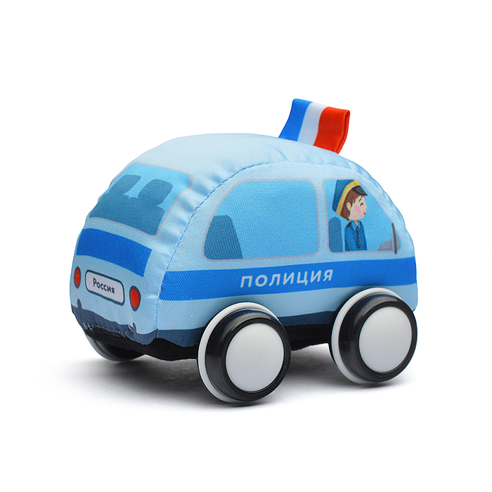 Машинка мягкая "Полиция"