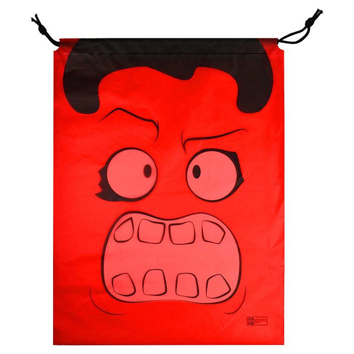 Мешок для обуви, красный (36х48 см,)