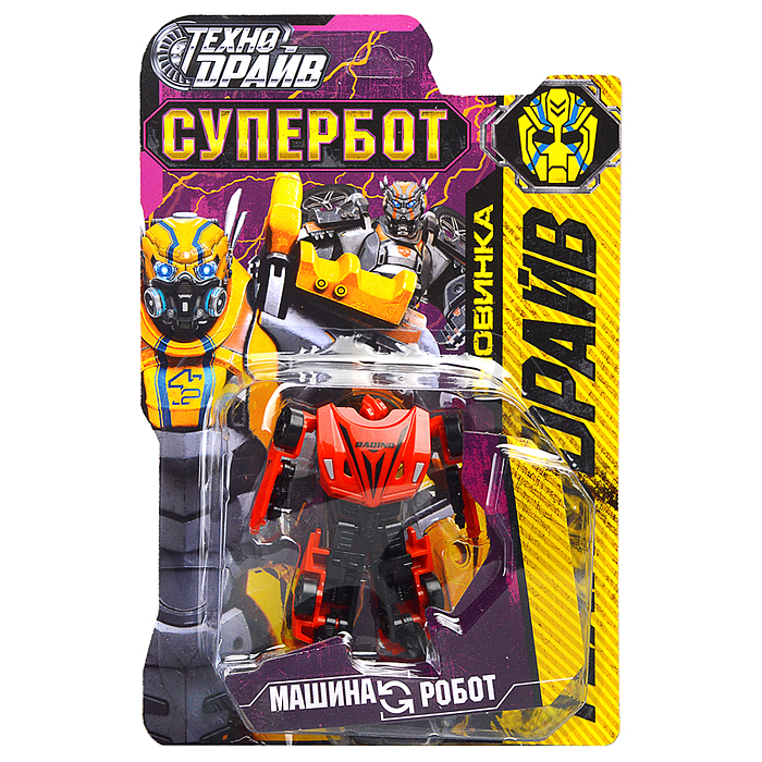 Робот трансформирующийся в машину 12*22,5*5см, блистер Робот трансформирующийся в машину 12*22,5*5см, блистер