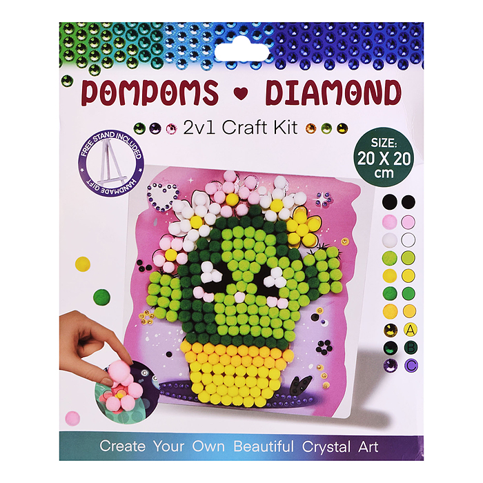 Набор творческая мастерская 00-6765 "Кактус" 20*20 см.