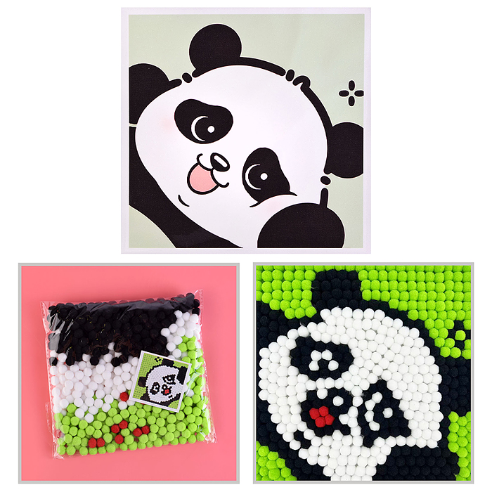 Набор творческая мастерская 00-6782 "Панда" 22*22 см