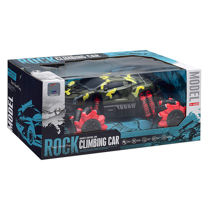 Фото к товару Машина 6538S "Джип-акробат" на р/у, 27 MHz, в коробке Машина 6538S "Джип-акробат" на р/у, 27 MHz, в коробке