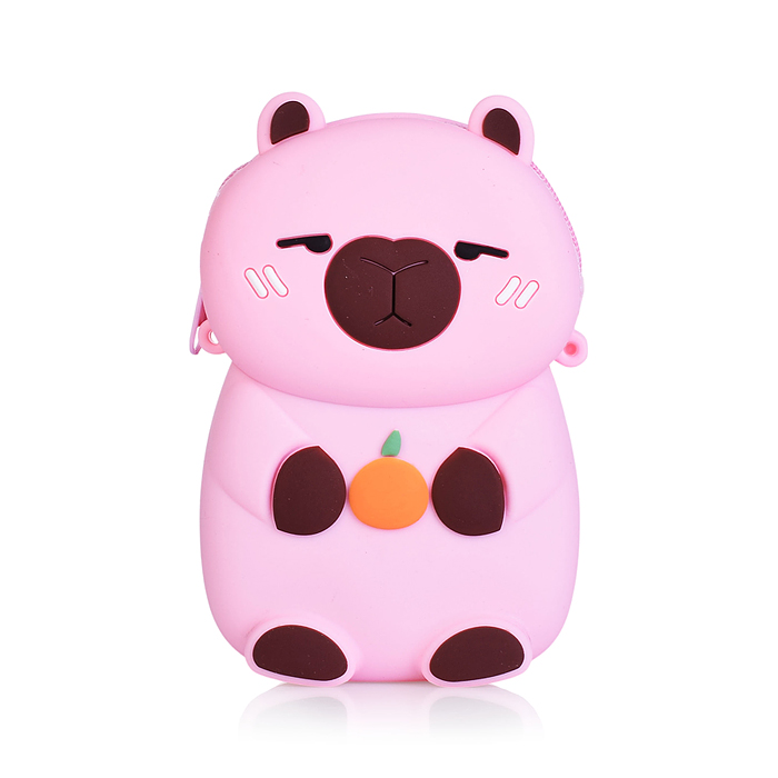 Фото к товару Сумочка детская 00-6751 "Капибара с апельсинкой" Сумочка детская 00-6751 "Капибара с апельсинкой"