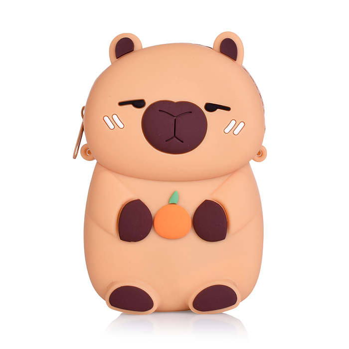 Фото к товару Сумочка детская 00-6751 "Капибара с апельсинкой" Сумочка детская 00-6751 "Капибара с апельсинкой"